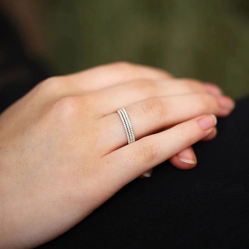 Nadia Micro Pave Ring