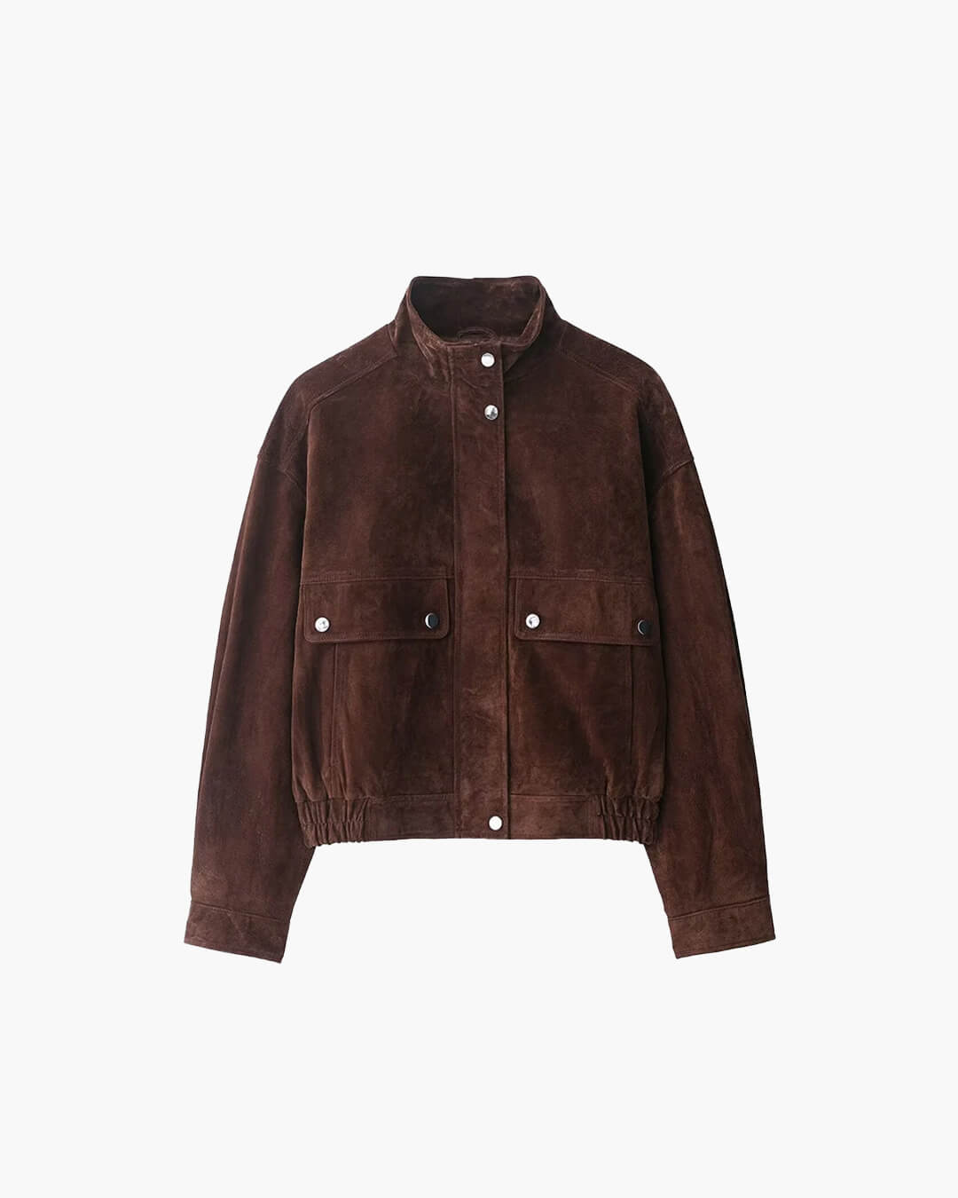 Nadine Suede Bomber Jacket
