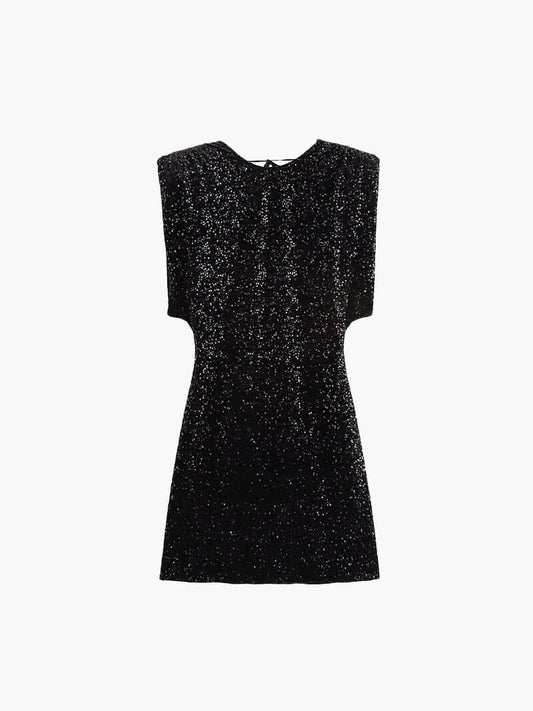 Nina Glitter Mini Dress
