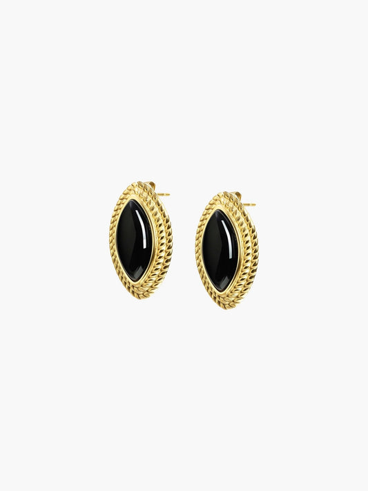Regina Leaf-Shaped Earrings