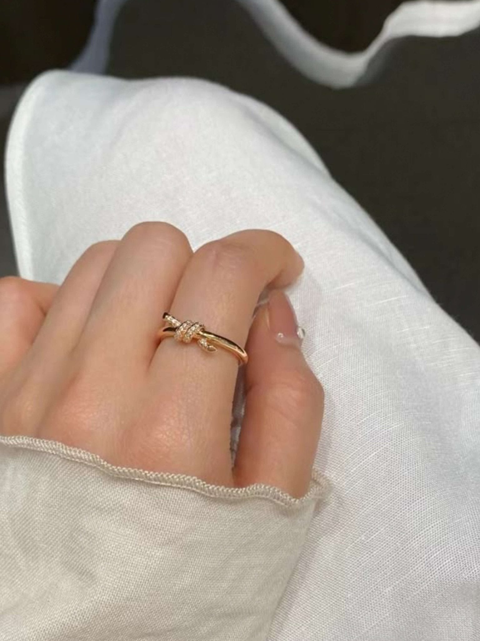 Riley Dainty Knot Ring