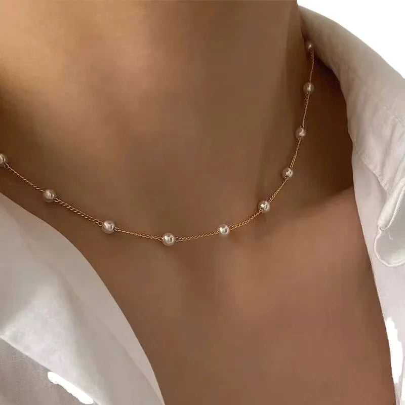Ruth Pearl Choker Necklace