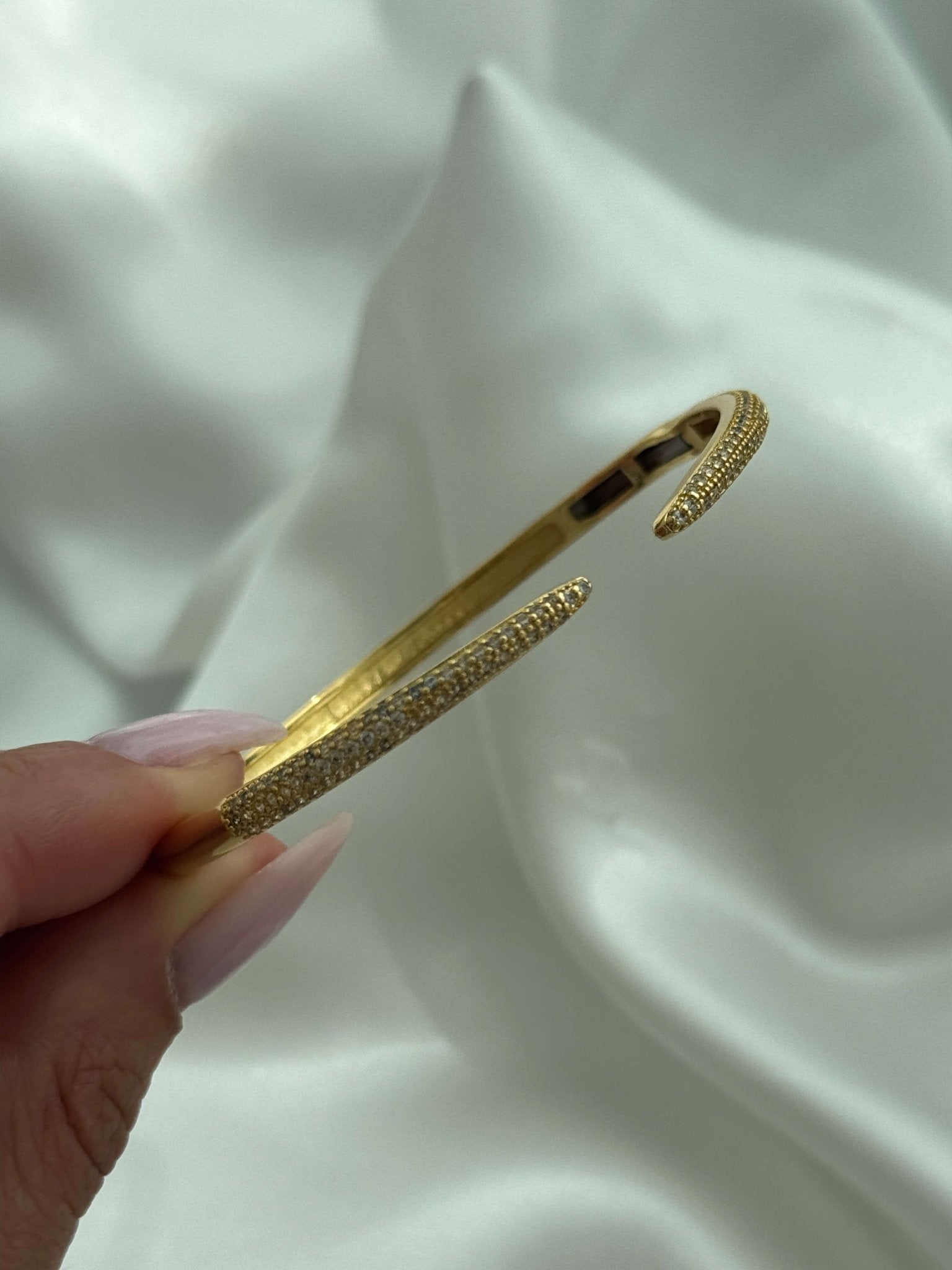 Serenity Gemstone Cuff Bracelet