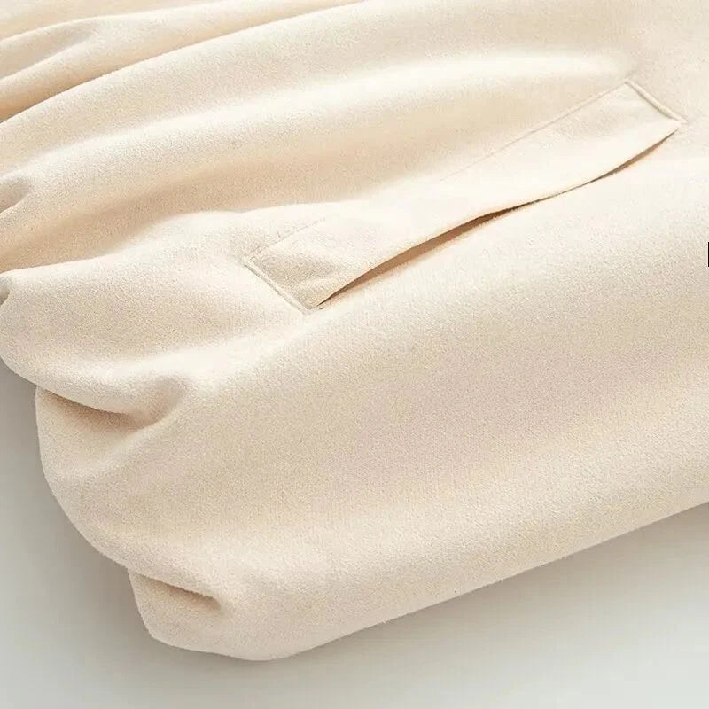 Sheena Button Vegan Leather Jacket