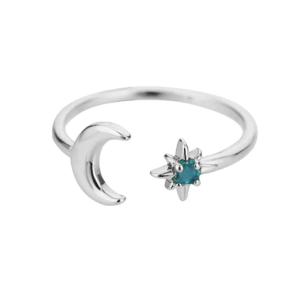 Sofia Moon and Star Ring