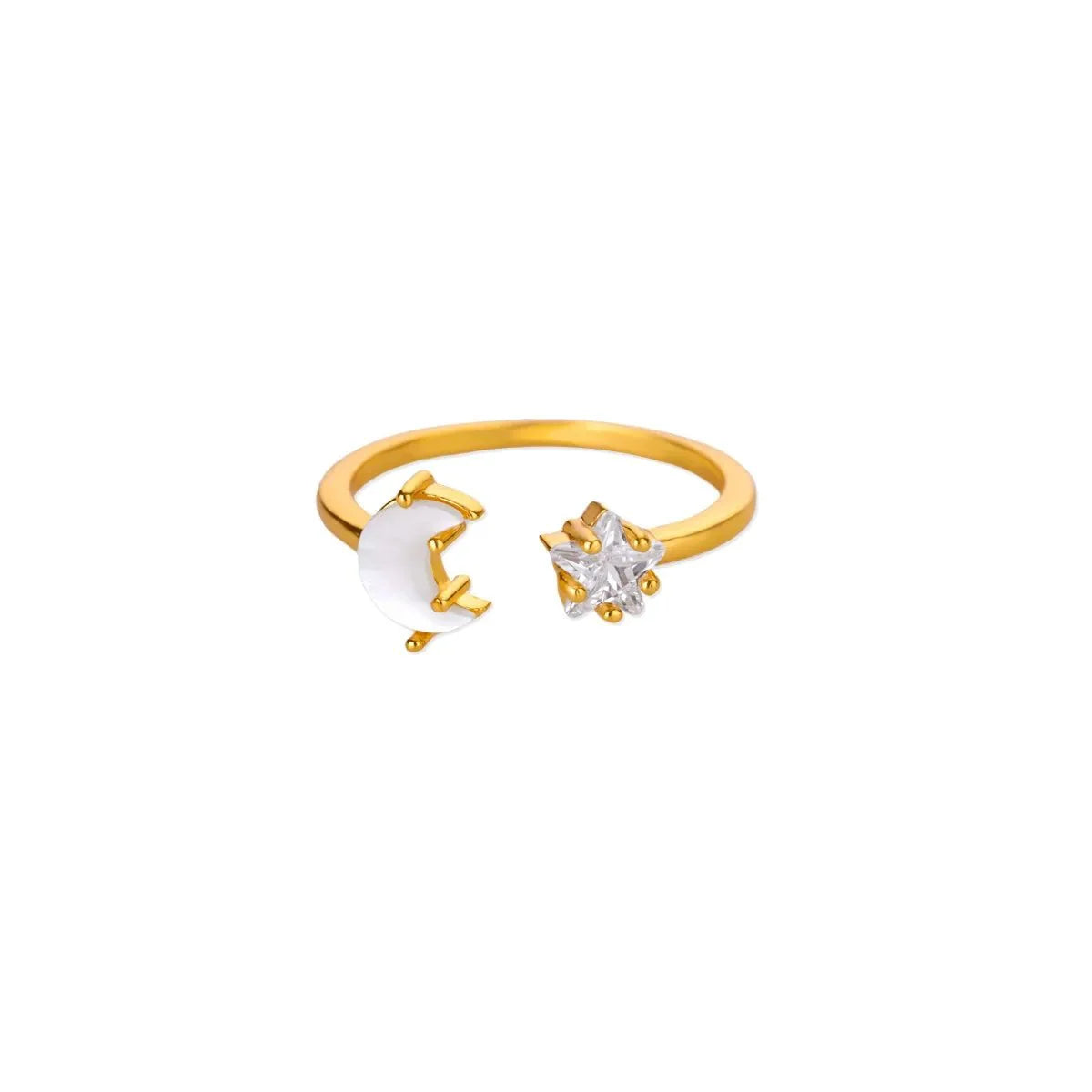 Sofia Moon and Star Ring