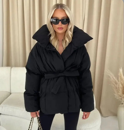 Sofie Stand-Up Collar Puffer Jacket