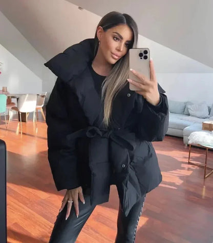 Sofie Stand-Up Collar Puffer Jacket