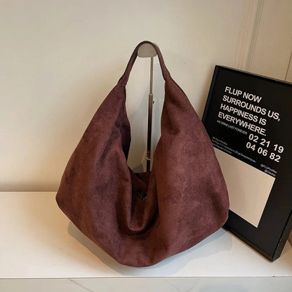 Sylvie Suede Hobo Handbag