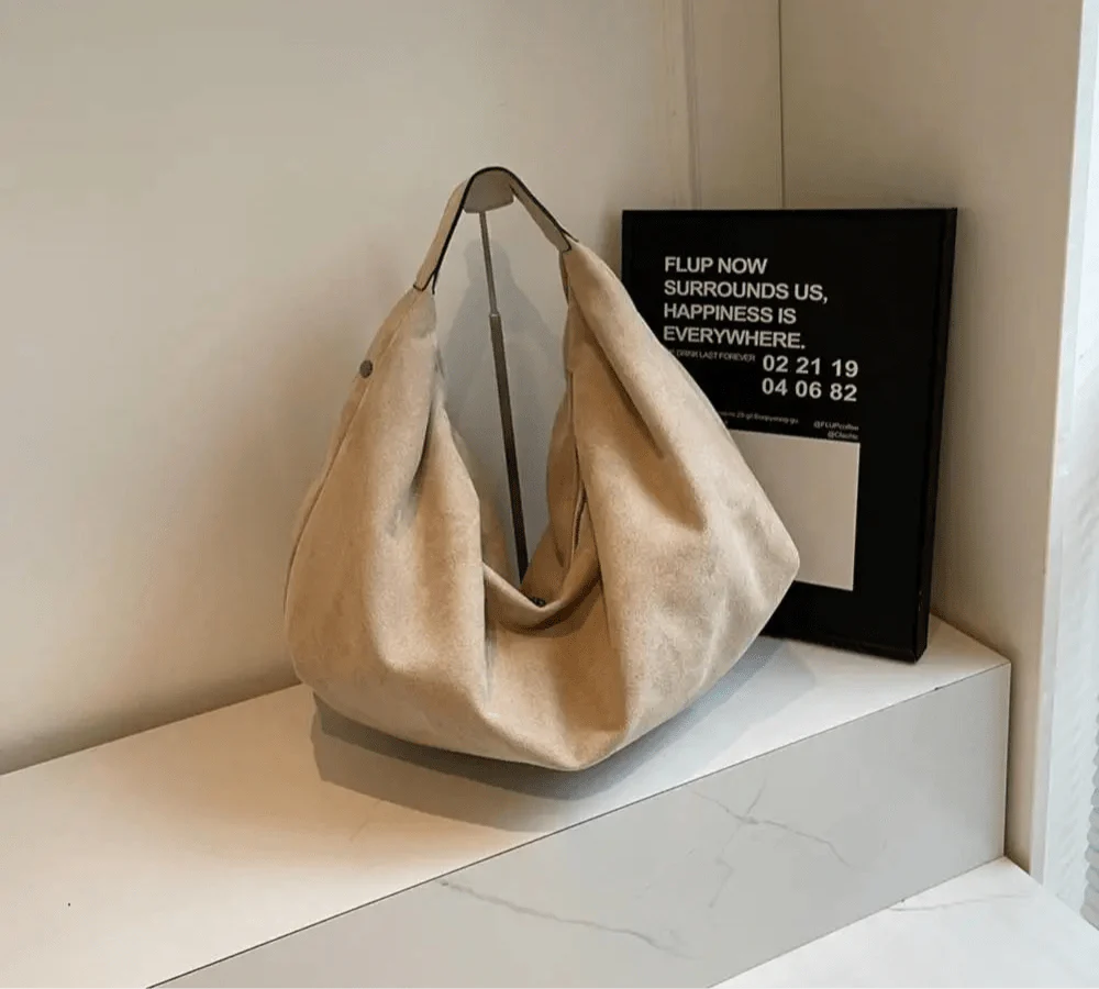 Sylvie Suede Hobo Handbag