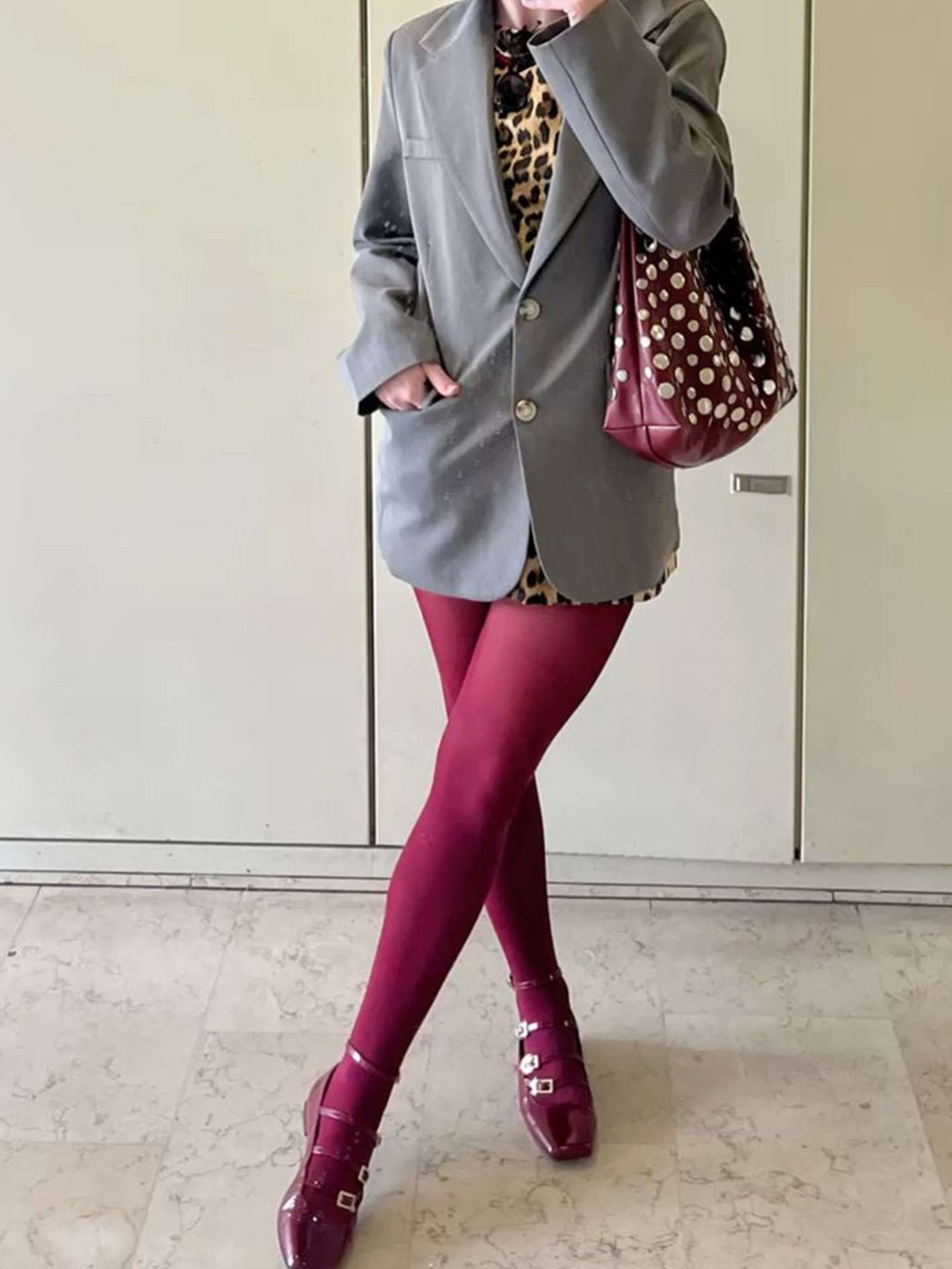 Zinnia Studded Bucket Bag