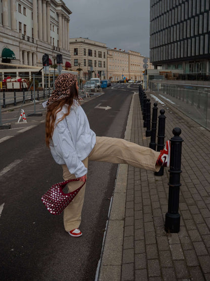 Zinnia Studded Bucket Bag